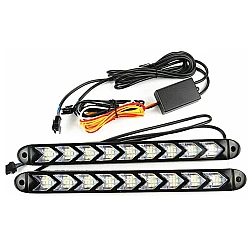 Lumini de Zi Led Auto cu Semnalizare Dinamica pentru Grila Lumini de Zi Led Auto cu Semnalizare Dinamica pentru Grila