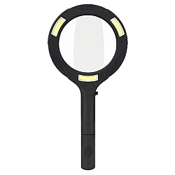 Lupa de Mana 3X, 3 Leduri COB, Factor Marire 3X, Lentila Sticla 85mm, 250 Lumeni