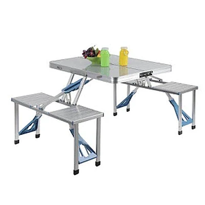 Masa pliabila picnic tip geamantan model aluminiu Masa pliabila picnic tip geamantan model aluminiu