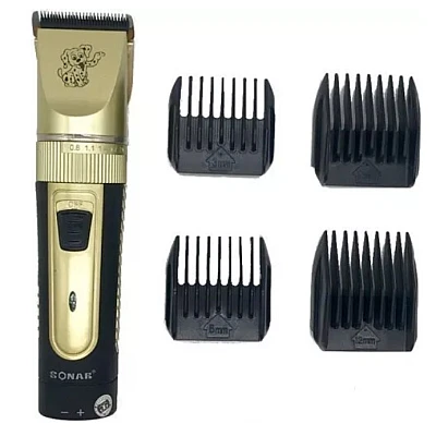 Masina de tuns animale Sonar cu 3 trepte de viteza si 4 capete SN-230 Masina de tuns animale Sonar cu 3 trepte de viteza si 4 capete SN-230