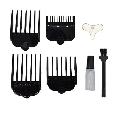 Masina de tuns animale, model DC-13, design ergonomic, 4 distantiere, 10W, gri Masina de tuns animale, model DC-13, design ergonomic, 4 distantiere, 10W, gri