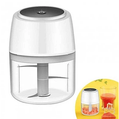 Mini Blender electric, 3 cutite, incarcare USB, tocator pentru legume 250 ML Mini Blender electric, 3 cutite, incarcare USB, tocator pentru legume 250 ML