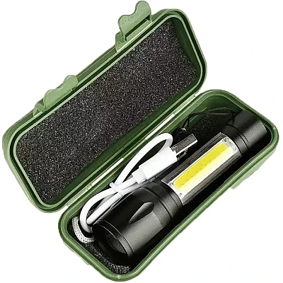 Mini Lanterna LED WSJ505 cu 3 Trepte Iluminare si USB Mini Lanterna LED WSJ505 cu 3 Trepte Iluminare si USB