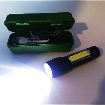 Mini Lanterna LED WSJ505 cu 3 Trepte Iluminare si USB Mini Lanterna LED WSJ505 cu 3 Trepte Iluminare si USB
