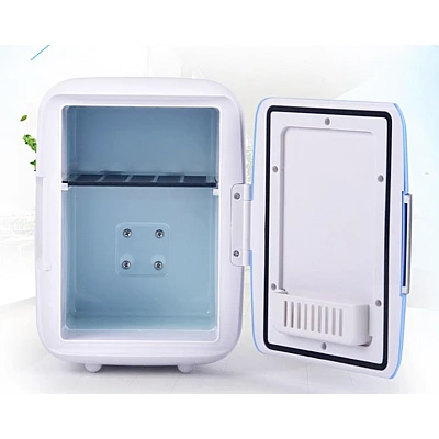 Mini Frigider Turistic Portabil cu Functie de Racire si Incalzire 12V Alb Mini Frigider Turistic Portabil cu Functie de Racire si Incalzire 12V Alb
