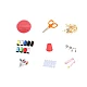 Mini kit de cusut 112 accesorii incluse, portabil 12x8 cm Mini kit de cusut 112 accesorii incluse, portabil 12x8 cm