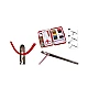 Mini kit de cusut 112 accesorii incluse, portabil 12x8 cm Mini kit de cusut 112 accesorii incluse, portabil 12x8 cm