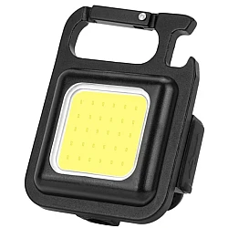 Mini lanterna cu desfacator de bere 3 moduri iluminare Negru