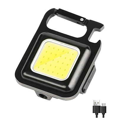 Mini lanterna portabila 800 lumeni cu baza magnetica Mini lanterna portabila 800 lumeni cu baza magnetica