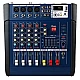 Mixer audio profesional cu amplificare putere 2x250 W 4 canale 16 efecte egalizator 5 benzi Mixer audio profesional cu amplificare putere 2x250 W 4 canale 16 efecte egalizator 5 benzi