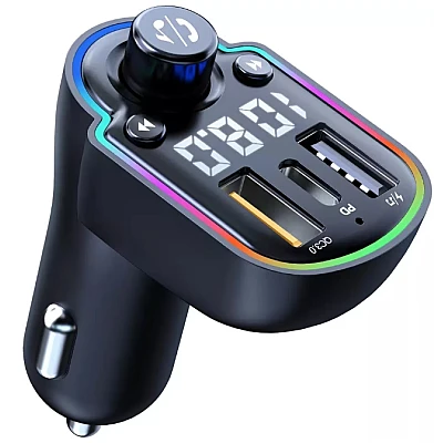 Modulator FM Bluetooth 5.0 Incarcare rapida MP3 Player Tip C PD 20W USB QC 3.0 ZTB-A8 Modulator FM Bluetooth 5.0 Incarcare rapida MP3 Player Tip C PD 20W USB QC 3.0 ZTB-A8