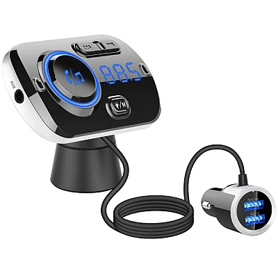Modulator FM Bluetooth cu Incarcare Rapida BC49BQ Modulator FM Bluetooth cu Incarcare Rapida BC49BQ