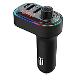 Modulator FM C12 Bluetooth Rgb 3.1A+Type C