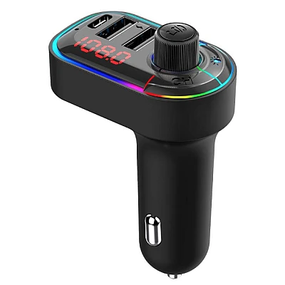 Modulator FM C12 Bluetooth Rgb 3.1A+Type C Modulator FM C12 Bluetooth Rgb 3.1A+Type C