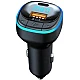 Modulator FM C33 Radio functie Bluetooth Led Multicolor USB A USB C Negru￼