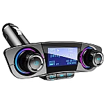Modulator Fm Functie De Incarcare Telefon Bluetooth Handsfree Compatibilitate Universal Negru