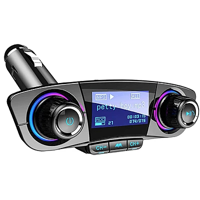 Modulator Fm Functie De Incarcare Telefon Bluetooth Handsfree Compatibilitate Universal Negru Modulator Fm Functie De Incarcare Telefon Bluetooth Handsfree Compatibilitate Universal Negru