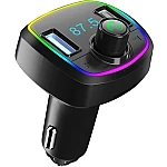 Modulator Transmitator FM cu functie de incarcator auto Usb Bluetooth 5.0 12 24 V M32