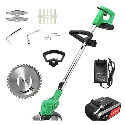 Motocoasa electrica cu 2 AcumulatorI, 24V, Autonomie 4 ore 4000 MAH Motocoasa electrica cu 2 AcumulatorI, 24V, Autonomie 4 ore 4000 MAH