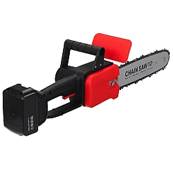 Motofierastrau, Drujba Electrica 1200W cu 1 Acumulator 48v, 4200 rpm si lama de 12"