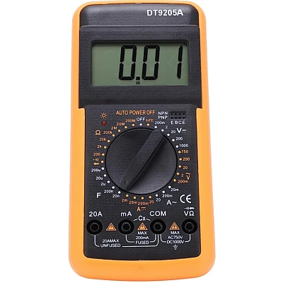 Multimetru DT9205A electric digital multifunctional universal cu test de electricitate durabil de inalta precizie Multimetru DT9205A electric digital multifunctional universal cu test de electricitate durabil de inalta precizie