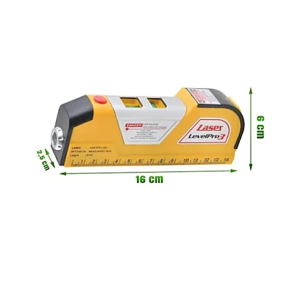 Nivela Laser Level Pro3 Multifunctionala cu Boloboc si Ruleta Nivela Laser Level Pro3 Multifunctionala cu Boloboc si Ruleta