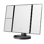 Oglinda cosmetica LED extensibila cu buton tactil