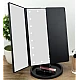 Oglinda cosmetica LED extensibila cu buton tactil Oglinda cosmetica LED extensibila cu buton tactil