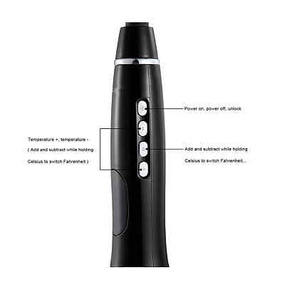 Ondulator rotativ profesional cu afisaj digital LCD Ceramic Rorting Curelr 1 Ondulator rotativ profesional cu afisaj digital LCD Ceramic Rorting Curelr 1