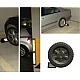 Opritor roti auto reflectorizant pentru parcare sau blocare roti Opritor roti auto reflectorizant pentru parcare sau blocare roti