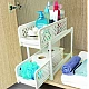 Organizator 2 nivele, pliabil pentru baie sau bucatarie Organizator 2 nivele, pliabil pentru baie sau bucatarie