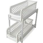 Organizator 2 nivele, pliabil pentru baie sau bucatarie