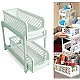 Organizator 2 nivele, pliabil pentru baie sau bucatarie Organizator 2 nivele, pliabil pentru baie sau bucatarie