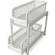 Organizator 2 nivele, pliabil pentru baie sau bucatarie Organizator 2 nivele, pliabil pentru baie sau bucatarie