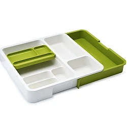 Organizator extensibil pentru sertar VERDE-ALB