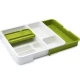 Organizator extensibil pentru sertar VERDE-ALB
