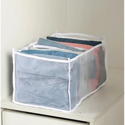 Organizator haine pliabil textil pentru sertare Organizator haine pliabil textil pentru sertare