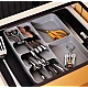 Organizator sertare bucatarie extensibil gri Organizator sertare bucatarie extensibil gri