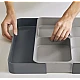 Organizator sertare bucatarie extensibil gri Organizator sertare bucatarie extensibil gri