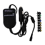 Pachet Incarcator auto universal pentru laptop, 80W cu 8 conectori