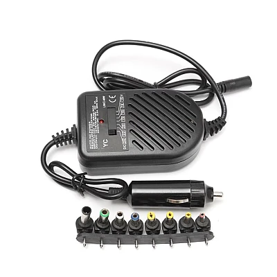 Pachet Incarcator auto universal pentru laptop, 80W cu 8 conectori Pachet Incarcator auto universal pentru laptop, 80W cu 8 conectori
