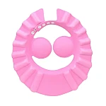 Palarie tip aparatoare pentru ochi si urechi pentru spalat pe cap si protectie solara pentru bebelusi ROZ