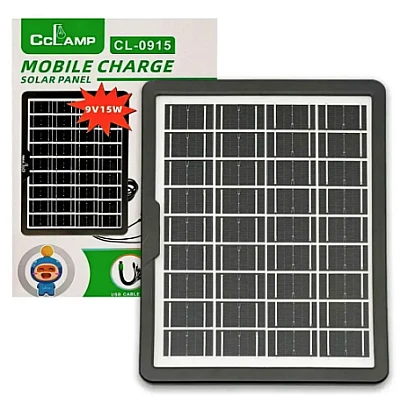 Panou solar CCLamp CL-0915, 15 W 9V
