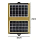 Panou solar Portabil CCLAMP CL-670, Incarcare USB, 7.2W, pliabil Panou solar Portabil CCLAMP CL-670, Incarcare USB, 7.2W, pliabil