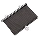 Parasolar auto cu ventuze retractabil negru 68 cm x 125 cm Parasolar auto cu ventuze retractabil negru 68 cm x 125 cm