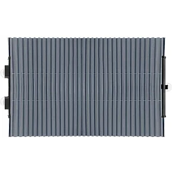 Parasolar auto tip jaluzea cu ventuze 150 x 70 x 6 cm Gri
