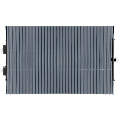 Parasolar auto tip jaluzea cu ventuze 150 x 70 x 6 cm Gri