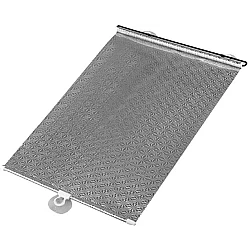 Parasolar retractabil cu ventuze pentru casa sau masina 58X125 cm Gri