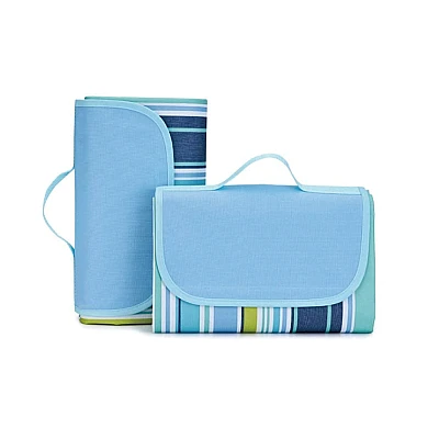 Patura pentru picnic pliabila albastra Patura pentru picnic pliabila albastra
