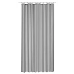 Perdea dus/cada  GRI cu 12 gauri din otel inoxidabil 183 cm x 183 cm 